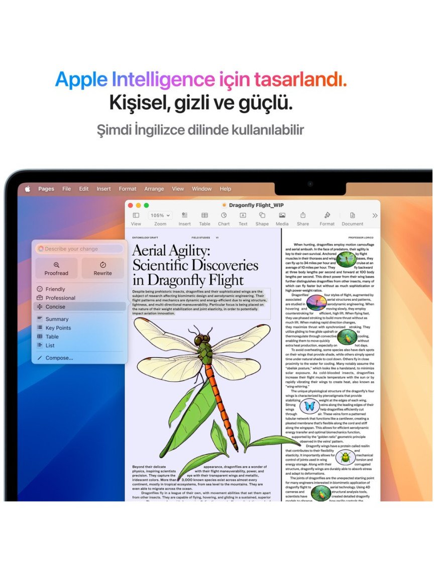 Apple MacBook Air M4 24GB 512GB SSD macOS 13" Taşınabilir Bilgisayar Gök Mavisi MC6V4TU/A